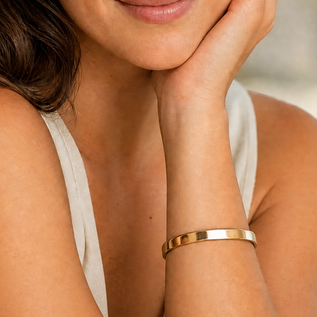 Hematix bracelet on wrist